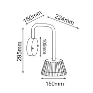 Επίτοιχο LED SMD φωτιστικό 10W 230V AC 400lm δέσμης 85° 3000k θερμό λευκό φως στεγανό IP54 30000h Επίτοιχο LED SMD φωτιστικό 10W 230V AC 400lm δέσμης 85° 3000k θερμό λευκό φως στεγανό IP54 30000h
