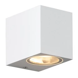Επίτοιχο φωτιστικό απλίκα GU10 MAX.35W 230V AC λευκό ματ εξωτερικού χώρου στεγανό IP65