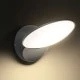 Επίτοιχο φωτιστικό LED SMD 14W 230V 3000k θερμό λευκό φως 630lm δέσμης 110° σκούρο γκρι στεγανό IP54