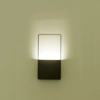 Επίτοιχο φωτιστικό LED SMD 4W 230V 3000k θερμό λευκό φως 240lm δέσμης 200° σκούρο γκρι στεγανό IP54