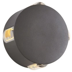 Απλίκα εξωτερικού χώρου στρόγγυλη LED HP WALL LUMINAIRE 5W 230V 3000k θερμό φως 170lm δέσμης 15°