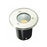 Φωτιστικό δαπέδου LED COB 7W 230V AC θερμό φως 3000k 450lm δέσμης 45° 30000h στεγανό IP67