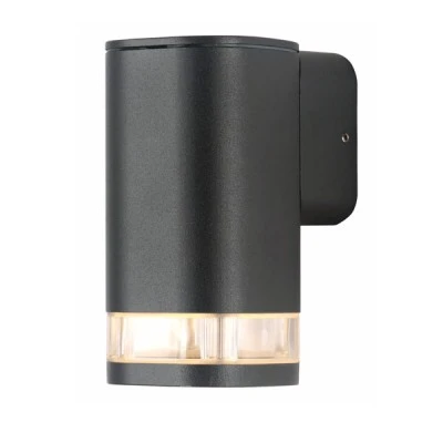 Απλικα επίτοιχη WALL LUMINAIRE για λάμπες GU10 230V AC σκούρο γκρι εξωτερικού χώρου στεγανή IP54