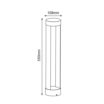 LED φωτιστικό δαπέδου εξωτερικού χώρου 9W 230V 3000k θερμό λευκό φως 200lm δέσμης 79° στεγανό IP54 LED φωτιστικό δαπέδου εξωτερικού χώρου 9W 230V 3000k θερμό λευκό φως 200lm δέσμης 79° στεγανό IP54
