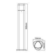 Φωτιστικό εξωτερικού χώρου LED SMD POST LUMINAIRE 7W 230V AC 410lm 340° 3000k θερμό φως IP54 Φωτιστικό εξωτερικού χώρου LED SMD POST LUMINAIRE 7W 230V AC 410lm 340° 3000k θερμό φως IP54