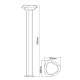 Φωτιστικό εξωτερικού χώρου LED SMD POST LUMINAIRE 7W 230V AC 3000k θερμό λευκό φως δέσμης 330°