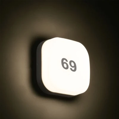 Επίτοιχο φωτιστικό εξωτερικού χώρου LED SMD WALL LUMINAIRE 10W 230V 3000k θερμό λευκό φως 630lm