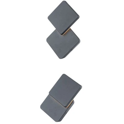 Επίτοιχο φωτιστικό LED SMD LUMINAIRE 12W 230V 650lm δέσμης 110° 3000k θερμό λευκό φως στεγανό IP54