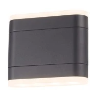 Επίτοιχο φωτιστικό LED SMD WALL LUMINAIRE 9W 230V 480lm δέσμης 110° 3000k θερμό λευκό φως IP54
