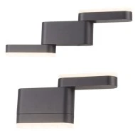 Επίτοιχο φωτιστικό LED SMD WALL LUMINAIRE 9W 230V 480lm δέσμης 110° 3000k θερμό λευκό φως IP54