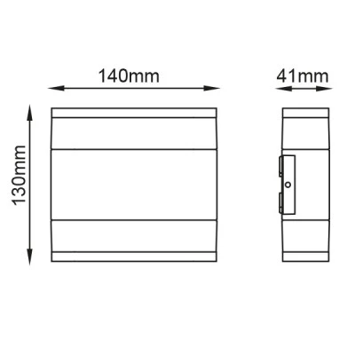 Επίτοιχο φωτιστικό LED SMD WALL LUMINAIRE 9W 230V 480lm δέσμης 110° 3000k θερμό λευκό φως IP54 Επίτοιχο φωτιστικό LED SMD WALL LUMINAIRE 9W 230V 480lm δέσμης 110° 3000k θερμό λευκό φως IP54