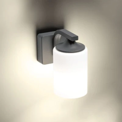 Επίτοιχη απλίκα WALL LUMINAIRE για λαμπτήρες E27 230V AC σκούρο γκρι εξωτερικού χώρου στεγανή IP54