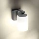 Επίτοιχη απλίκα WALL LUMINAIRE για λαμπτήρες E27 230V AC σκούρο γκρι εξωτερικού χώρου στεγανή IP54