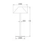 Επιτραπέζιο LED SMD φωτιστικό μπαταρίας LUMINAIRE 3W θερμό φως 3000k 140lm δέσμης 270° IP54