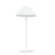 Επιτραπέζιο LED SMD LUMINAIRE μπαταρίας 3W θερμό φως 3000k 140lm λευκό ματ 270° IP54
