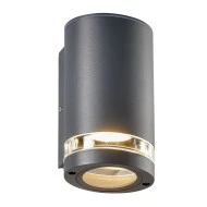 Επίτοιχο φωτιστικό απλίκα για λάμπες GU10 WALL LUMINAIRE 230V AC σκούρο γκρι εξωτερικού χώρου IP54