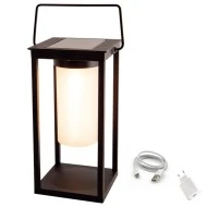 Επιτραπέζιο LED SMD ηλιακό φωτιστικό 3W θερμό φως 3000k 150lm 180° σκούρο γκρι εξωτερικού χώρου IP54