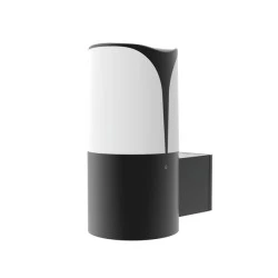 Επίτοιχη απλίκα WALL LUMINAIRE με ντουί E27 230V AC σκούρο γκρι στεγανή IP54 εξωτερικού χώρου