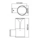 Επίτοιχη απλίκα WALL LUMINAIRE με ντουί E27 230V AC σκούρο γκρι στεγανή IP54 εξωτερικού χώρου
