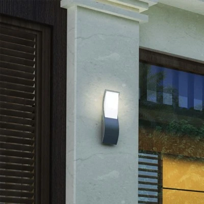 Επίτοιχο φωτιστικό LED SMD WALL LUMINAIRE 7W 230V 520lm δέσμης 120° 3000k θερμό λευκό φως IP65
