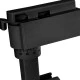 Μάυρο Φωτιστικό Σποτ Ράγας Μονοφασικό Bridgelux COB LED 10W 230V 1200lm 30° Θερμό φως 3000k