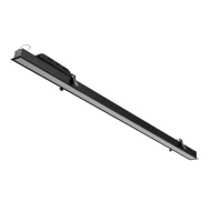 Μοντέρνο Φωτιστικό Οροφής LED LUCA 54W 6500lm 120° AC 220-240V IP20 Ρυθμιζόμενο Λευκό CCT με Χειριστήριο, SMD Chip - Μαύρο Ματ - Μ121.5 x Π5 x Υ4cm
