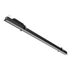  Μοντέρνο Φωτιστικό Οροφής LED LUCA 54W 6500lm 120° AC 220-240V IP20 Ρυθμιζόμενο Λευκό CCT με Χειριστήριο, SMD Chip - Μαύρο Ματ - Μ121.5 x Π5 x Υ4cm