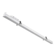 Μοντέρνο Φωτιστικό Οροφής LED LUCA 54W 6500lm 120° AC 220-240V IP20 Ρυθμιζόμενο Λευκό CCT με Χειριστήριο ,SMD Chip - Λευκό Ματ - Μ121.5 x Π5 x Υ4cm 