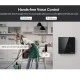 Μαύρος μονός διακόπτης SONOFF T3EU1C-TX-EU-R2 Wi-Fi Smart Wall Touch Button Switch