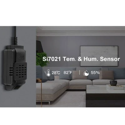 Aισθητήρας θερμοκρασίας & υγρασίας SONOFF SI7021-R2 WiFi 2.5mm με βαθμονομημένη έξοδο ψηφιακού σήματος Aισθητήρας θερμοκρασίας & υγρασίας SONOFF SI7021-R2 WiFi 2.5mm με βαθμονομημένη έξοδο ψηφιακού σήματος