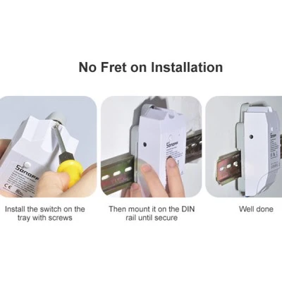 Ράγα DIN για έξυπνους διακόπτες SONOFF DR-R2 Ράγα DIN για έξυπνους διακόπτες SONOFF DR-R2