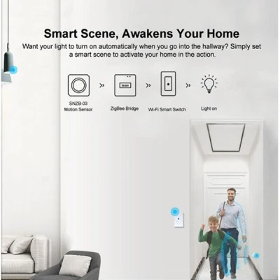 Αισθητήρας κίνησης smart SONOFF SNZB-03-R3 Zigbee Wireless Motion Sensor 6m/110° Detection