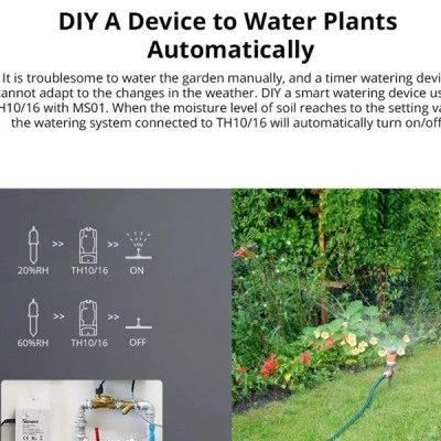 Smart αισθητήρας υγρασίας εδάφους SONOFF MS01 Smart Soil Moisture Sensor TH Sensor for TH10 & TH16 M