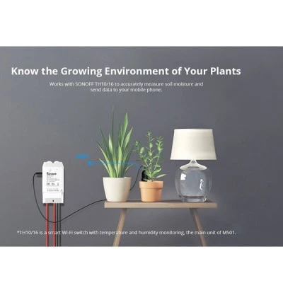 Smart αισθητήρας υγρασίας εδάφους SONOFF MS01 Smart Soil Moisture Sensor TH Sensor for TH10 & TH16 M