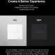 Διακόπτης τοίχου μονός SONOFF T2EU1C-RF Wi-Fi Smart Wall Touch Button Switch 1 Way RF Series