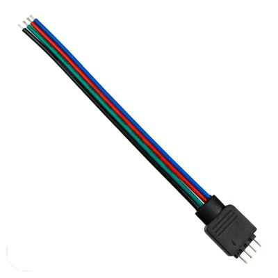 GloboStar® 70725 RGB Connector με καλώδιο 4 PIN