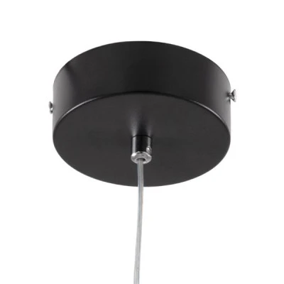 Κρεμαστό Φωτιστικό Οροφής Design LED CCT 20W 2400lm 300° AC 220-240V - Εναλλαγή Φωτισμού μέσω Διακόπτη On/Off All In One  Μ25 x Π22 x Υ25cm - Μαύρο