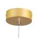 Κρεμαστό Φωτιστικό Οροφής Design LED CCT 20W 2400lm 300° AC 220-240V - Εναλλαγή Φωτισμού μέσω Διακόπτη On/Off All In One Μ25 x Π22 x Υ25cm - Χρυσό Βούρτσας Κρεμαστό Φωτιστικό Οροφής Design LED CCT 20W 2400lm 300° AC 220-240V - Εναλλαγή Φωτισμού μέσω Διακόπτη On/Off All In One Μ25 x Π22 x Υ25cm - Χρυσό Βούρτσας