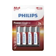 Aλκαλικές μπαταρίες PHILIPS LR6P4B/GRS AA LR6 1.5V 4τμχ