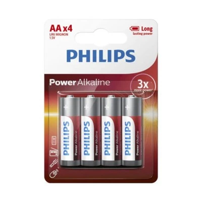 Aλκαλικές μπαταρίες PHILIPS LR6P4B/GRS AA LR6 1.5V 4τμχ