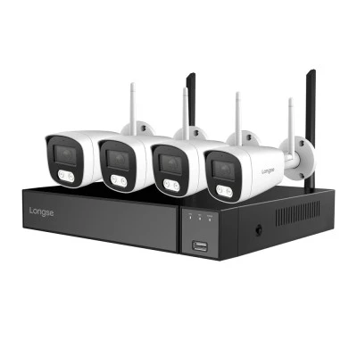 NVR καταγραφικό LONGSE 8 καναλιών με 4 κάμερες LW5MC84B1, WiFi, 5MP