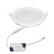Led panel χωνευτό λευκό χρώμα στρογγυλό 12W 230V 4000k ενδιάμεσο φως 850lm με τροφοδοτικό Led panel χωνευτό λευκό χρώμα στρογγυλό 12W 230V 4000k ενδιάμεσο φως 850lm με τροφοδοτικό