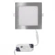 Led panel χωνευτό τετράγωνο σατινέ 12W 230V 6300k ψυχρό λευκό φως 850lm με τροφοδοτικό