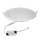 Led panel χωνευτό λευκό στρογγυλό 18W 230V 4000k ενδιάμεσο φως με τροφοδοτικό 1300lm