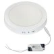Led panel επίτοιχο λευκό στρογγυλό 18W 230V 3000k θερμό λευκό φως 1300lm με τροφοδοτικό Led panel επίτοιχο λευκό στρογγυλό 18W 230V 3000k θερμό λευκό φως 1300lm με τροφοδοτικό