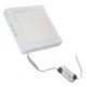 Led panel επίτοιχο λευκό τετράγωνο 18W 230V 6300k ψυχρό λευκό φως 1300lm με τροφοδοτικό Led panel επίτοιχο λευκό τετράγωνο 18W 230V 6300k ψυχρό λευκό φως 1300lm με τροφοδοτικό