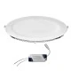 Led panel χωνευτό λευκό στρογγυλό ισχύος 25W 230V 4000k ενδιάμεσο λευκό φως με τροφοδοτικό 1800lm