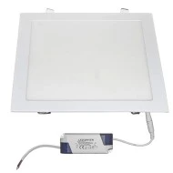 Led panel χωνευτό λευκό χρώμα τετράγωνο 24W 230V 4000k ενδιάμεσο λευκό φως 1800lm με τροφοδοτικό