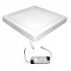 Led panel επίτοιχο λευκό τετράγωνο ισχύος 24W 230V 4000k ενδιάμεσο λευκό φως 1800lm με τροφοδοτικό
