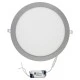 Led panel χωνευτό ασημί στρογγυλό 30W 230V 3000k θερμό λευκό φως 2700lm με τροφοδοτικό Led panel χωνευτό ασημί στρογγυλό 30W 230V 3000k θερμό λευκό φως 2700lm με τροφοδοτικό